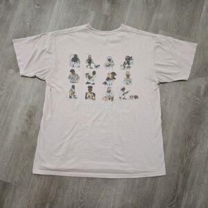 Mens XL Dog Limited Rappers With Puppies Rare Hip Hop Pink Tee Shirt-A